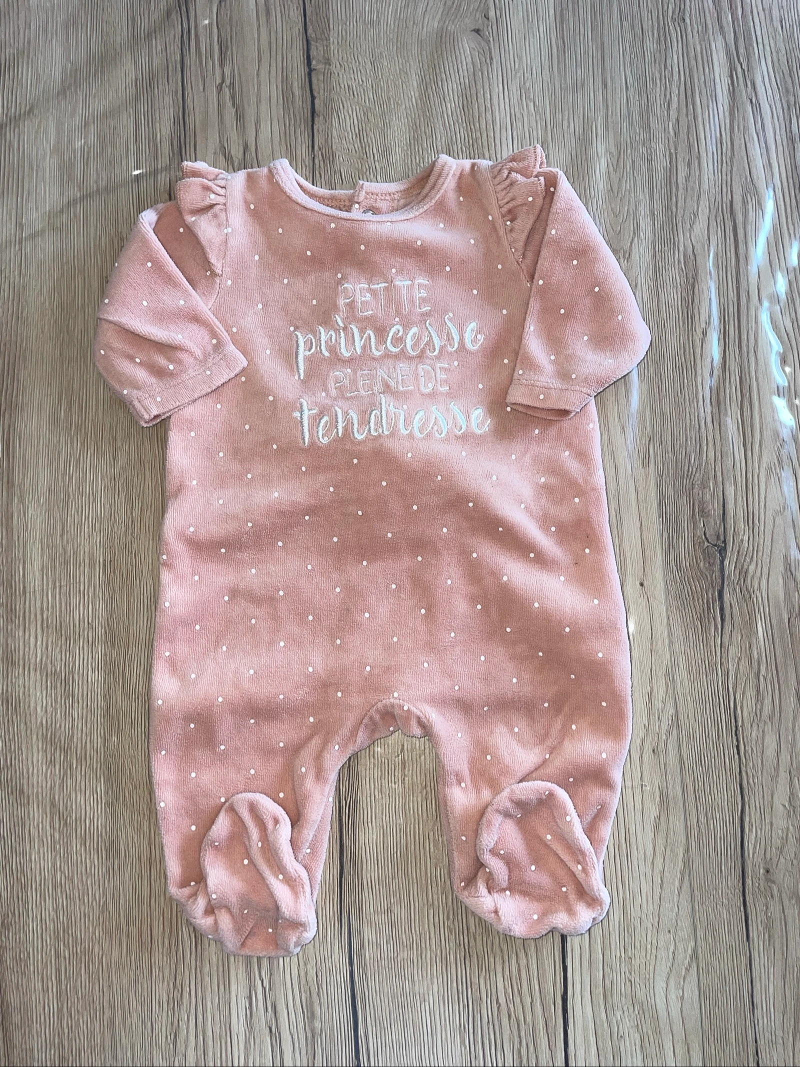 Pyjama velours 1 mois Gemo 